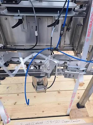 Capper, Inline, Chuck Screw Capper, Automatic, Cap Feeder #C745456