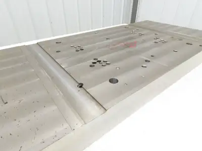 Carbon Steel Flat Fixture Plate 3.22" x 20" x 42"  760Lbs