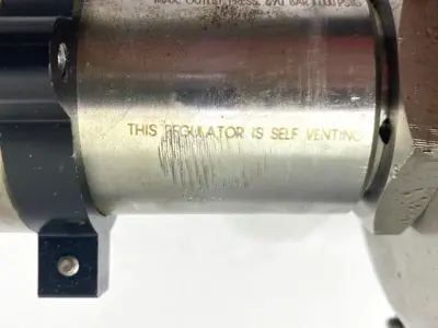 Used Tescom Venting Pressure Regulator 690 Bar 1000PSIG Parts (Hydraulics and Pneumatics) Michigan US | Maverick Industrial Sales #1395949