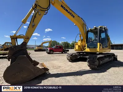 Used 2019 KOMATSU PC138USLC-11 Crawler Excavators Wisconsin US | Proxy Equipment #1388870