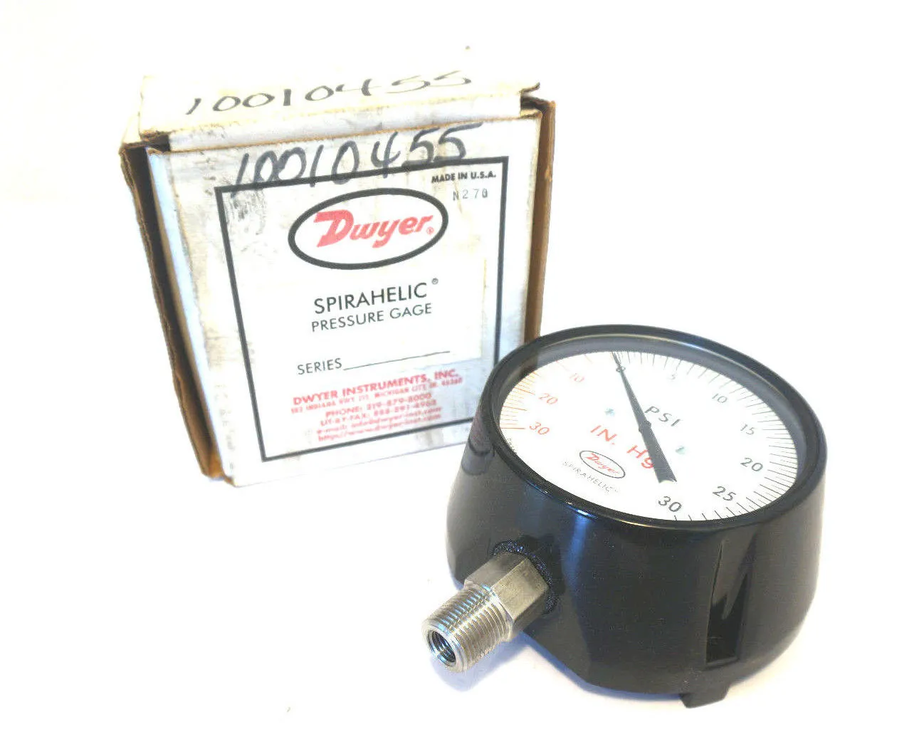 NEW DWYER 7112B-G030C PRESSURE GAGE 7112BG030C