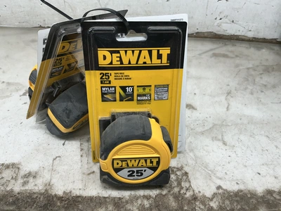 (4) DeWalt 25' Tape Measures