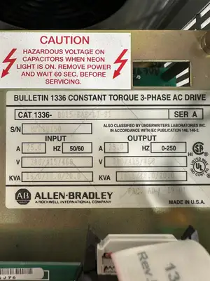 USED Allen-Bradley 1336-B015-EAE-L1-S1
