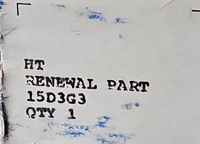 General Electric 15D3G3 Renewal part. Loc4C18