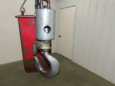 Chicago Pneumatic 1/4 Ton 500Lb Power Vane Air Chain Hoist 10' Lift w/Pendant