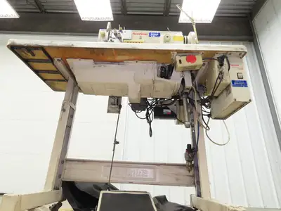 KM-1070BLX-7 Fortuna Industrial Sewing Embroidery Servo Machine 230VAC 1Ph *Read