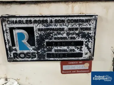 USED Ross 4 Gal Ross Planetary Mixer, S/S, Model LDM 4