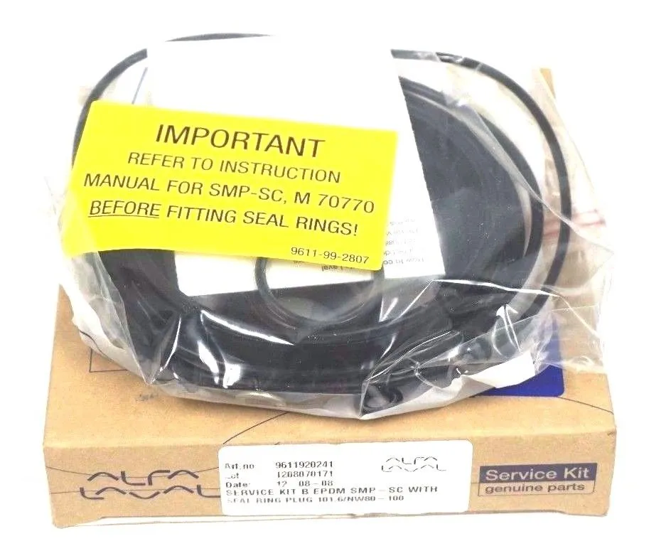NEW ALFA LAVAL 9611920241 SERVIT KIT EPDM-SC