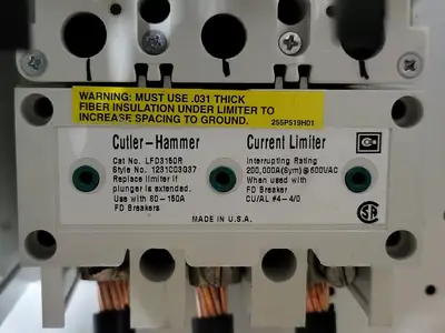 15/100 Amp MCC Circuit Breaker HFD3015/HFD3100 w/ LFD3070R/LFD3150R Limiter