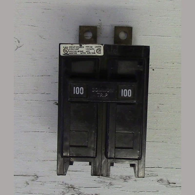 Cutler Hammer 2 Pole 100 Amp Bolt-on Breaker