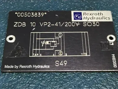 USED REXROTH ZDB 10 VP2-41/200V SO30