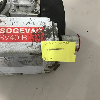 Leybold Sogevac SV40B 960314 Vacuum Pump with LS Leroy Somer Motor