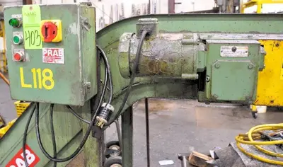 16" x 9' PRAB Steel Belt Scrap Conveyor