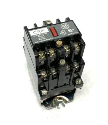 USED ALLEN-BRADLEY SER. C CONTROL RELAY W/ 700-NA40 SER. B RELAY