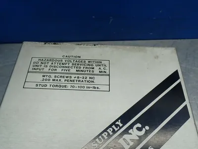 Used POWERTEC INC 9J530013AP2S1318C DC Power Supplies Ohio US | HGR 24 #1070192