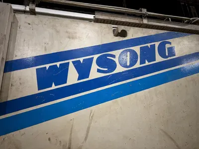 180 TON X 12' WYSONG MODEL #FAB180-144 HYDRAULIC PRESS BRAKE: STOCK #10742