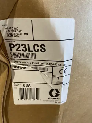 P23LCS | Graco  Check Mate Pump 23:1 2200/200 C8 SD - New