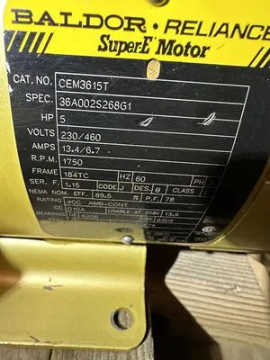 USED BALDOR CEM3615T
