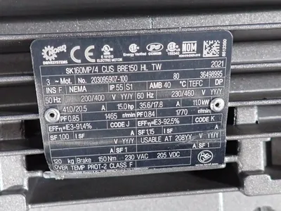 USED 2021 NORD SK160MP/4 CUS BRE150 HL TW