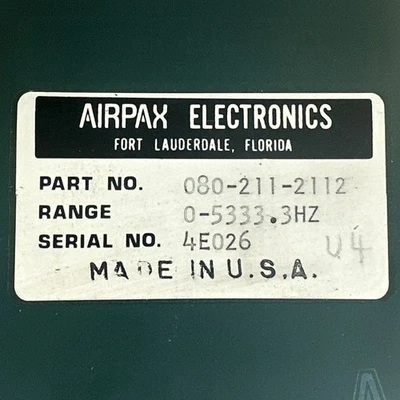 USED Airpax 080-211-2112