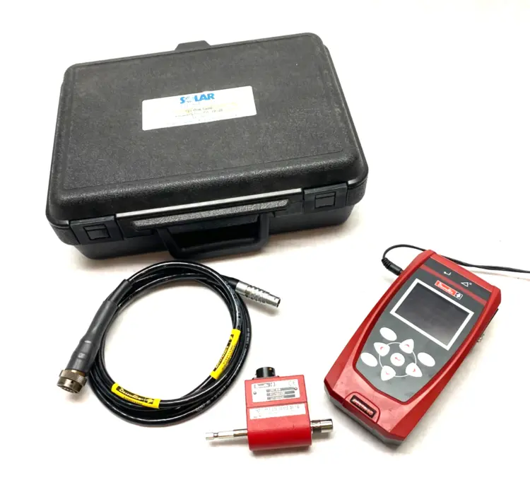 Used DESOUTTER DATA COLLECTOR & ANALYZER W/ DIGITAL ROTARY TORQUE TRANSDUCER Transducers | Maverick Industrial Sales #1105743