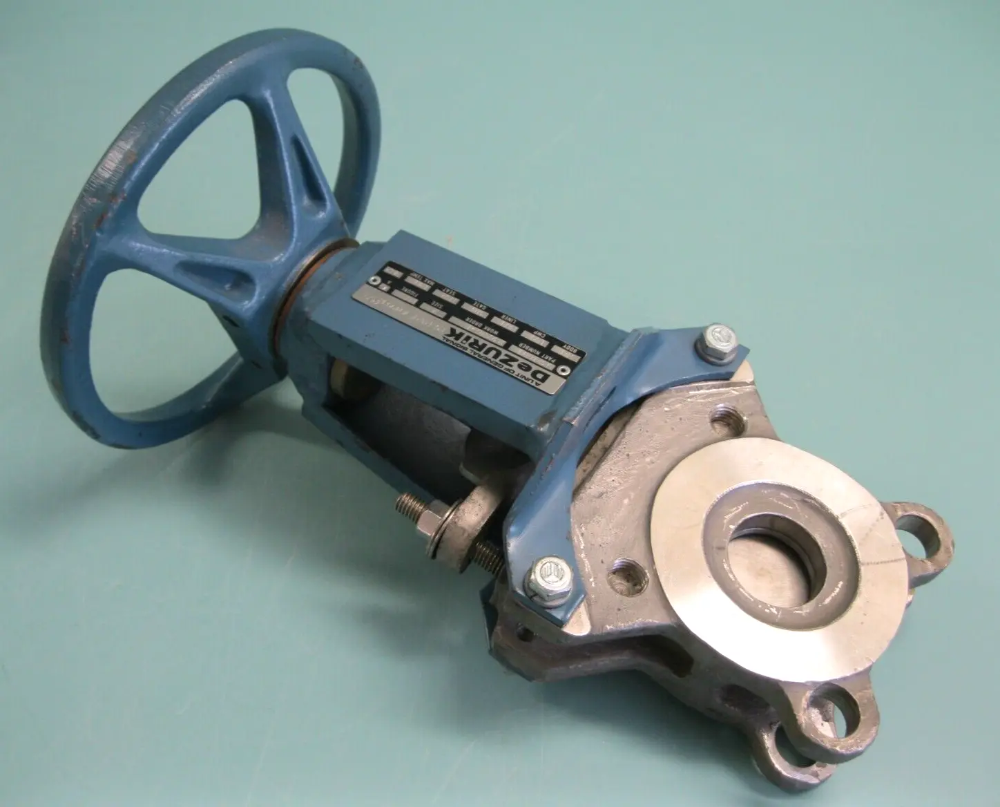 2" 150# DeZurik Style KGS (9321686) Actuated SS Knife Gate Valve NEW H20