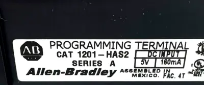 A / B 1201-HAS2 PROGRAMMING TERMINAL SER.A 1201HAS2 NEW, SURPLUS