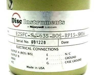 NEW HONEYWELL E25FC-SB-635-BOS-RP15-SM16 SHAFT ENCODER E25FCSB635BOSRP15SM16