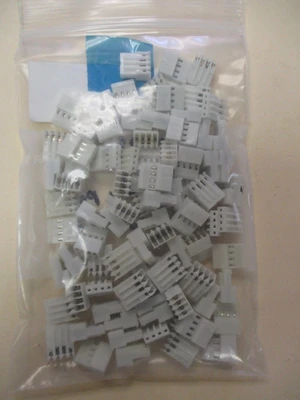 New ASP11092 4-pin J2-5, J15 Con-SIP-4 Mating Connector Housings (QTY 90)