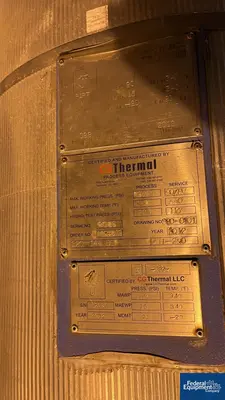 USED CG Thermal 418 Sq Ft CG Thermal Graphite Block Heat Exchanger, 90/90#