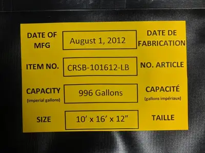 NEW CAN-ROSS CRSB-101612-LB