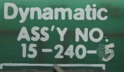 NEW DYNAMATIC 15-240-5 RELAY BOARD 152405