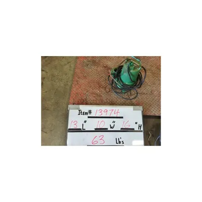 Used 3/4HP Hydromatic Submersible Sump Sewage Pump Model SK75M4