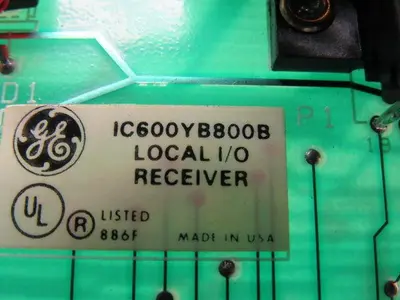 GE Fanuc IC600YB800B Series 6 Local I/O Receiver Module 1C600YB800B