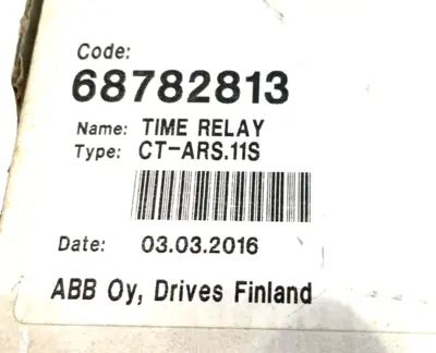 NEW ABB CT-ARS.11S TIME RELAY CTARS11S