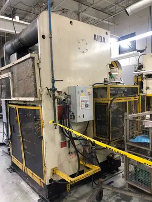 Pre-owned AIDA  GAPFRAME, DOUBLE CRANK PUNCH PRESS  121 TON capacity
