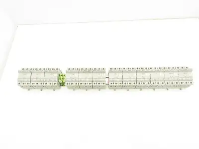 Bussmann CHCC3 Fuse Holder DIN Rail 3 Pole 30A 600V Lot of 12