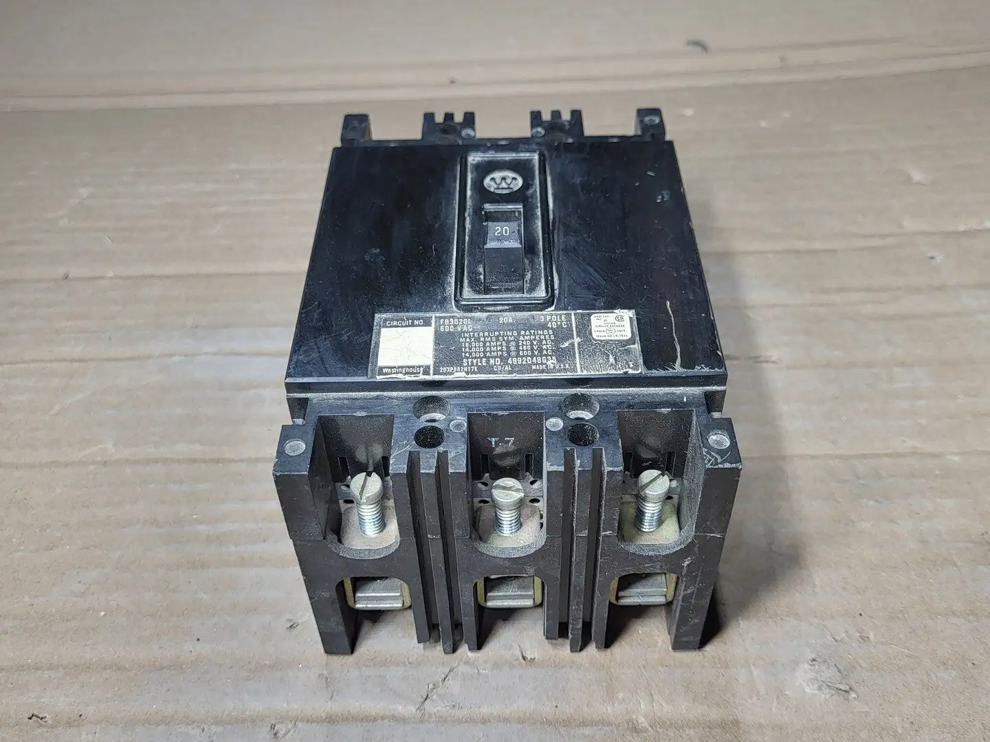 USED WESTINGHOUSE FB3020L