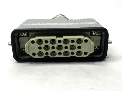 USED ILME HEAVY DUTY HOOD W/ HARTING HAN-D25F FEMALE CONNECTOR 250V 10A