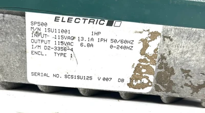 USED RELIANCE ELECTRIC 1SU11001