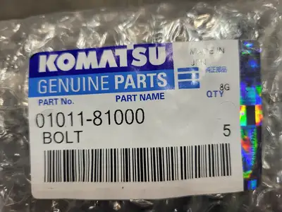 NEW KOMATSU 01011-81000