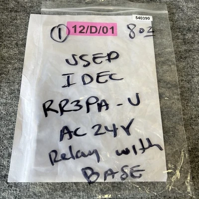 Used IDEC RR3-PAU Relays & Switches California US | Davliegogo LLC #1725417