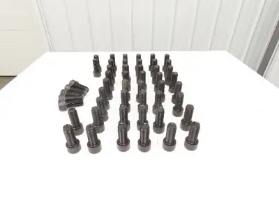 23663 Bolt Screw 1"-8 Full Thread 2-1/2" L Socket Head Cap Lot of 50