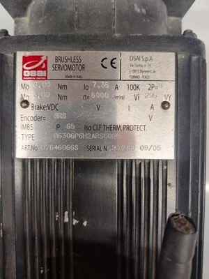 Osai Brushless Servo  B6306P6H2ARS0028 97646066S ONSRUD CNC Router Panel Pro