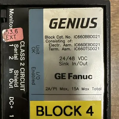 USED GE IC660BBD021