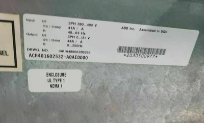 Used ABB Frequency Variable Drive Variable Speed Drives | Amiron Machinery #737109