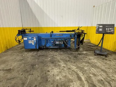 1.25" PINES MODEL #1-1/4 HIGH SPEED  ROTARY HYDRAULIC BAR, TUBE & PIPE BENDER, DIAL A BEND V CONTROL: STOCK #22683