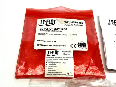 SNPS12OR | TY-FLOT Heavy Duty 12" Key Ring Tool Leash Lanyard Keychain Tether LOT OF 10 - New with tags