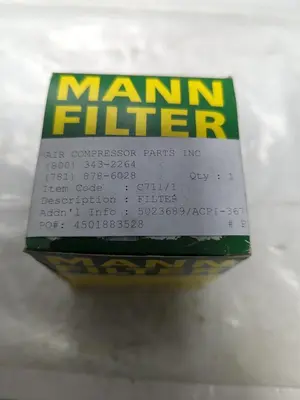 New | in-Stock MANN FILTER C 711/1 Filters Ohio US | Surplus Asset Holdings #1237954