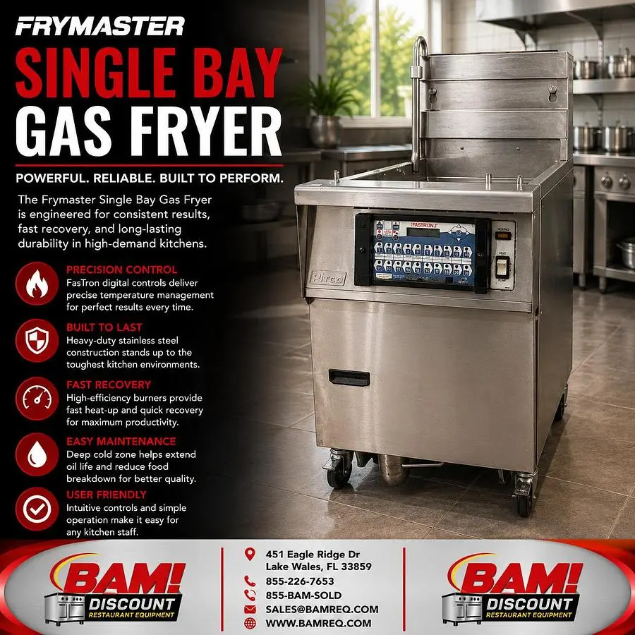 Used FRYMASTER SFSSH75 Cookers / Coolers / Fryers Florida US | BAM Discount Restaurant Equipment #1370563